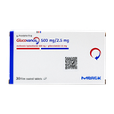 [T02030] Glucovance 500mg/2.5mg Merck (H/30v)