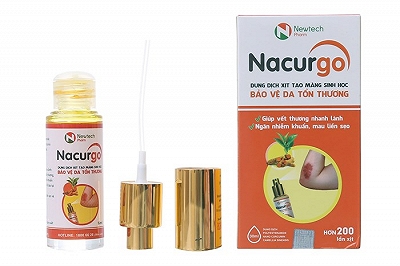 Nacurgo Xịt Bảo Vệ Da CVI (Lọ/30ml)