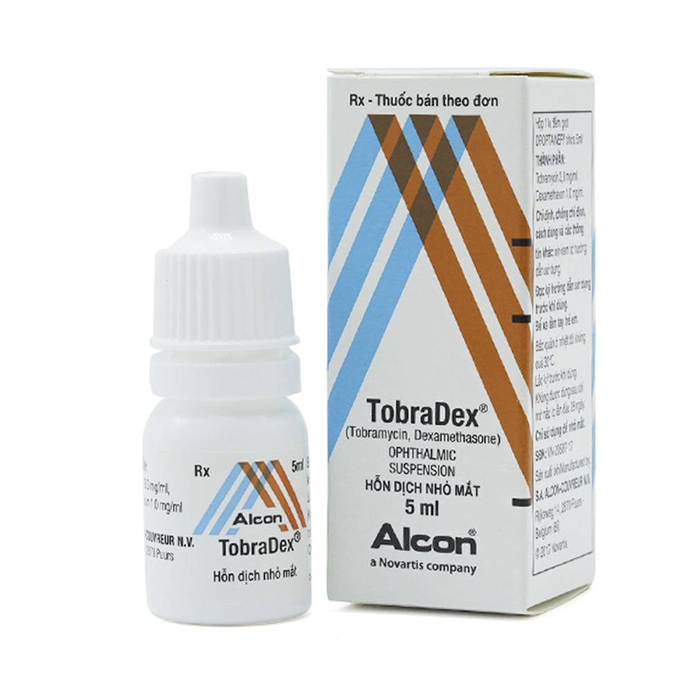  Tobradex nhỏ mắt  Alcon Novartis (Lọ/5ml)