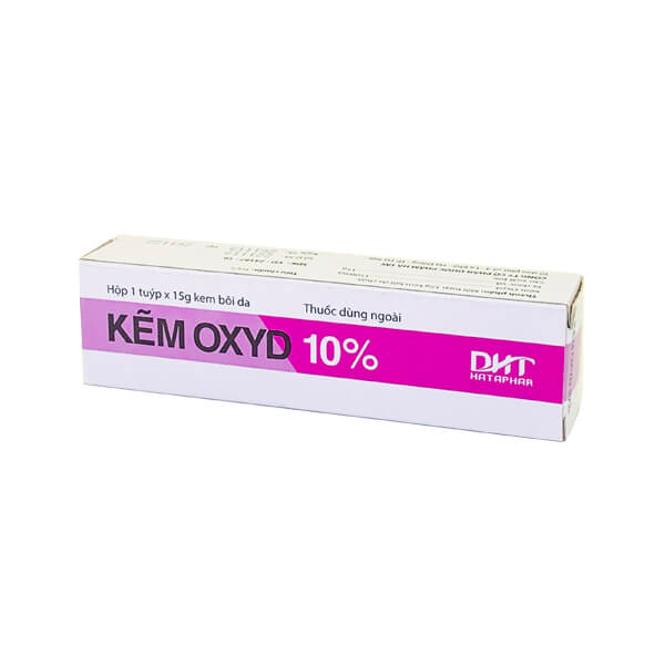 Kẽm Oxyd 10% Hà tây (Tuýp/15g)