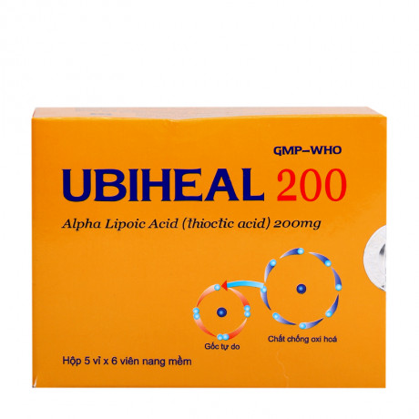 Ubiheal Alpha Lipoic Acid 200mg Nam Hà (H/30v)