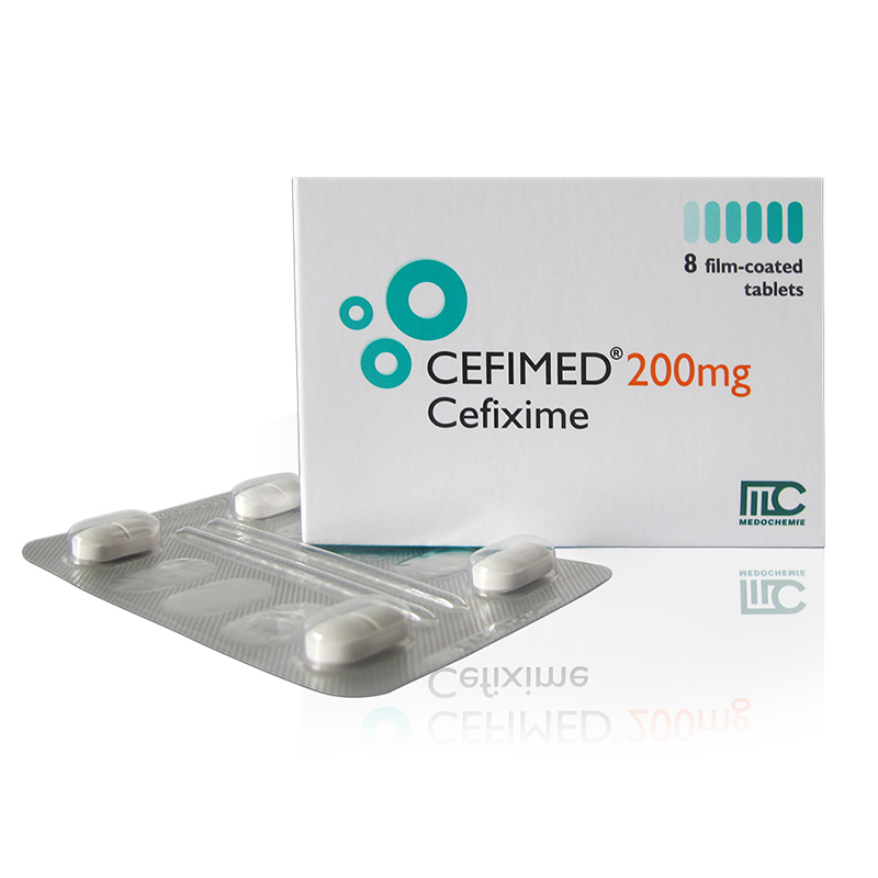 Cefimed Cefixime 200mg Medochemie (H/8v)