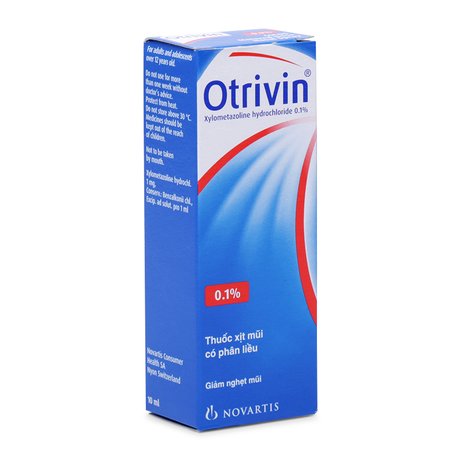 Otrivin 0.1% xịt mũi GSK (Lọ/10ml)