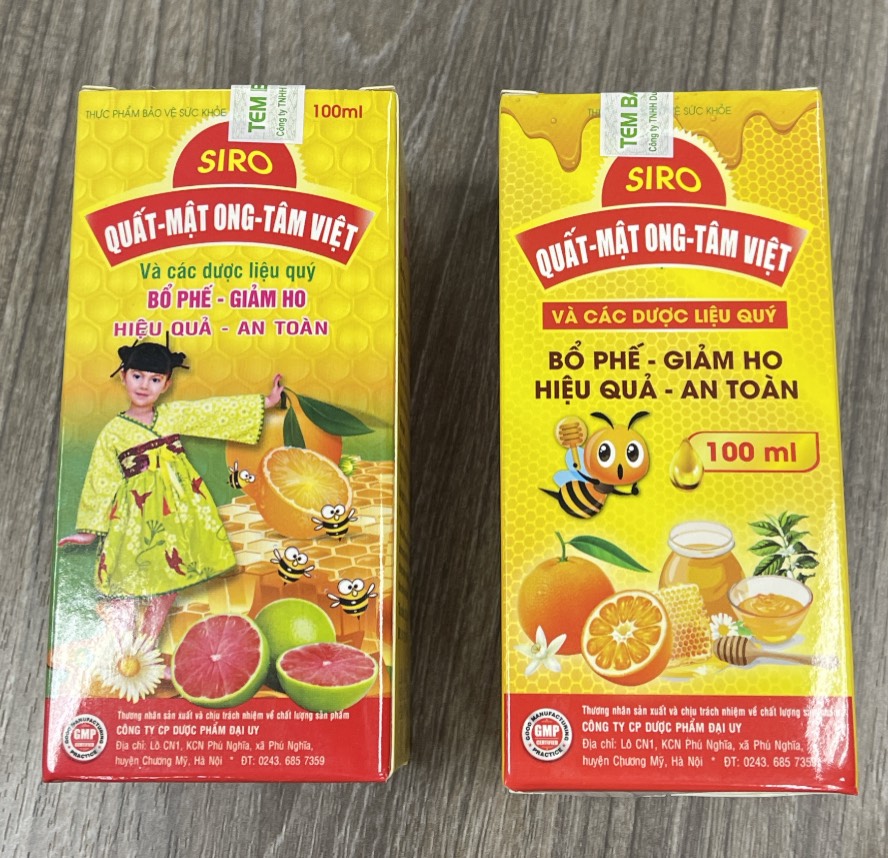 Siro Quất Mật Ong Tâm Việt (Lọ/100ml) Date 02/2027