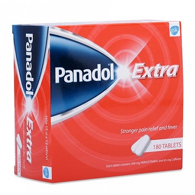  Panadol Extra Paracetamol 500mg Caffeine 65mg GSK (H/180v)