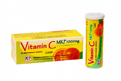 Vitamin C 1000mg viên sủi Mekophar (Tuýp/10v)