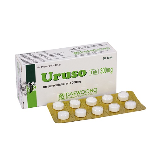 Uruso Ursodeoxycholic 300mg Daewoong Hàn Quốc (H/30v)