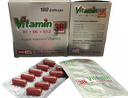 [T02172] Vitamin 3B B1 B6 B12 NIC (H/100v) date 2/2025