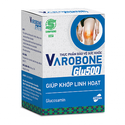 Varobone Glu500 Glucosamin 500 Shinpoong Hàn Quốc (H/60v) date 02/2026
