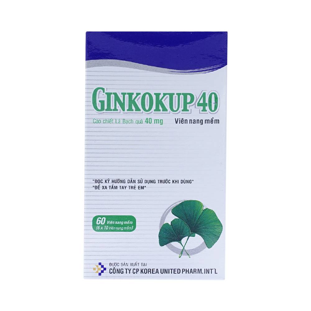 Ginkokup Ginkgo biloba 40mg KU (H/60v)
