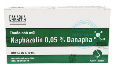 Naphazolin 0.05% Nhỏ Mũi Đà Nẵng (H/50lọ/10ml)