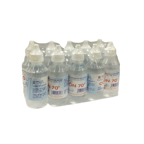 Cồn 70 Hóa Dược (Cọc/10lọ/50ml )