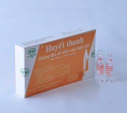 Huyết Thanh Kháng Độc Tố Uốn Ván tinh chế  ( SAT ) Viện Vắc Xin Và SP Y Tế (H/20o) 
