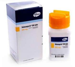 Salazopyrine Sulfasalazine 500mg Pfizer (Lọ/100v)
