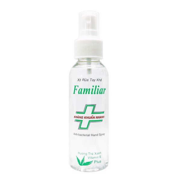 Familiar Rửa Tay Khô Sát Khuẩn Hương Trà Xanh (Chai/100ml)