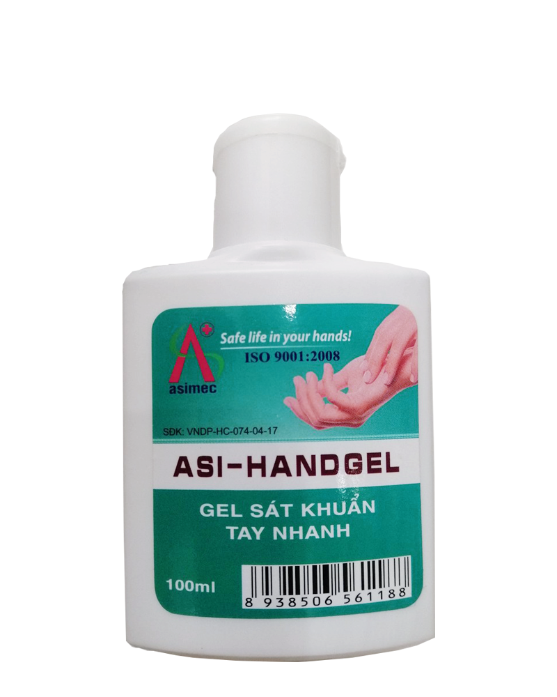 ASI HANDGEL Rửa Gel sát khuẩn tây nhanh An Sinh (Lọ/100ml)