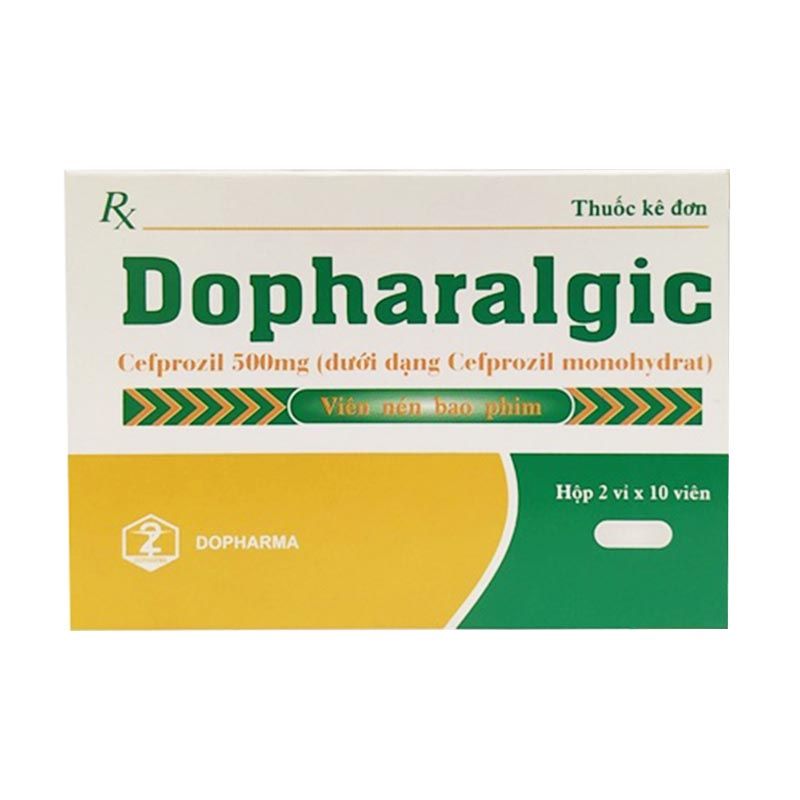  Dopharalgic Cefprozil 500mg TW2 (H/20v)
