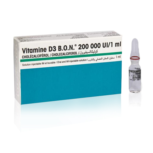 Vitamine D3 B O N Colecalciferol 200.000 IU/ml Pháp (Hộp/1o/1ml) date 08/2025