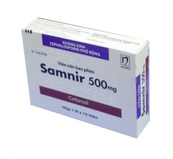 Samnir 500mg Nobel Cefprozil 500mg Turkey (H/10v)