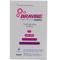 Bravine Cefdinir 125mg/5ml TW1 Phabaco (Lọ/30ml) date 12/2024