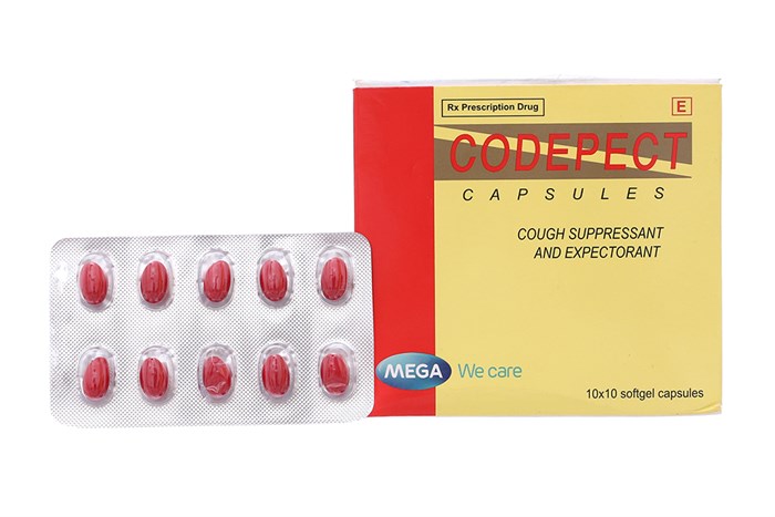 Codepect Codein Phosphat 10mg Mega Thái Lan (H/100v) Date 10/2025