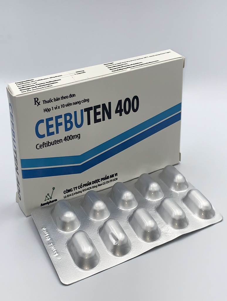 Cefbuten 400 Ceftibuten 400mg Amvipharm (H/10v)