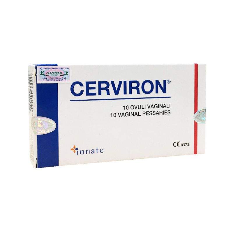 Cerviron Viên đặt Phụ Khoa Ý (H/10v) Date 02/2027