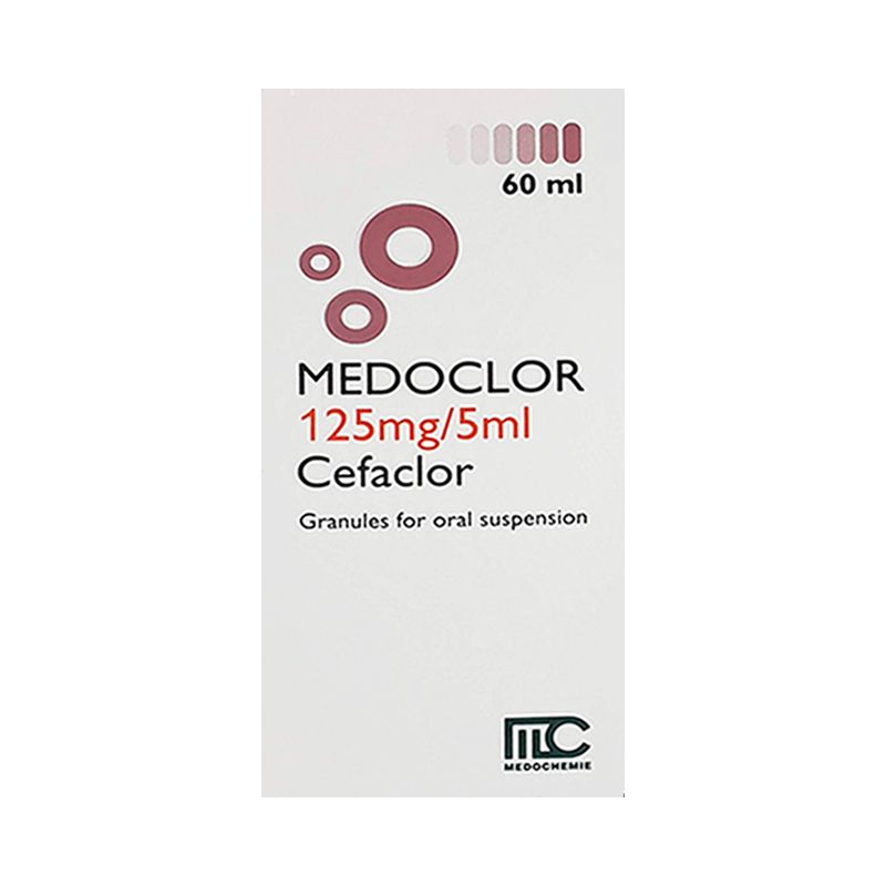 Medoclor cefaclor 125mg/5ml CH Síp (Lọ/60ml)