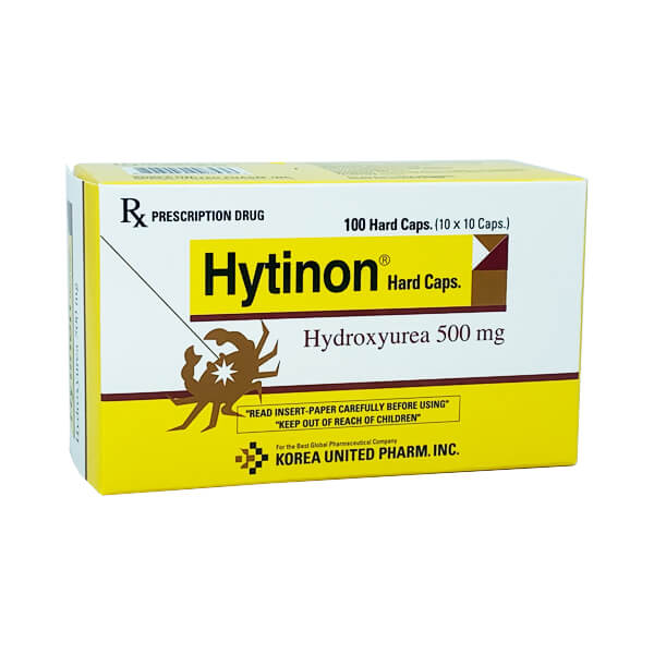 Hytinon Hydroxyurea 500mg Hàn Quốc (H/100v)