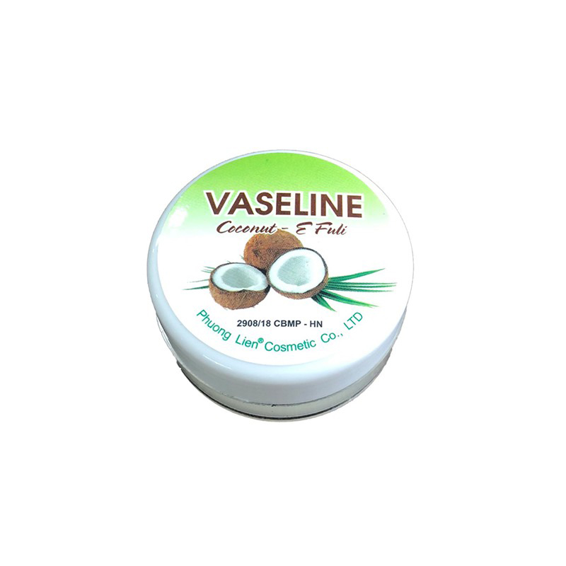 Vaseline Coconut E Fuli Tinh Chất Dầu Dừa Phương Liên (Lọ/10g)