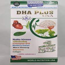 Hoạt huyết dưỡng não DHA Plus USA (Lọ/60v)