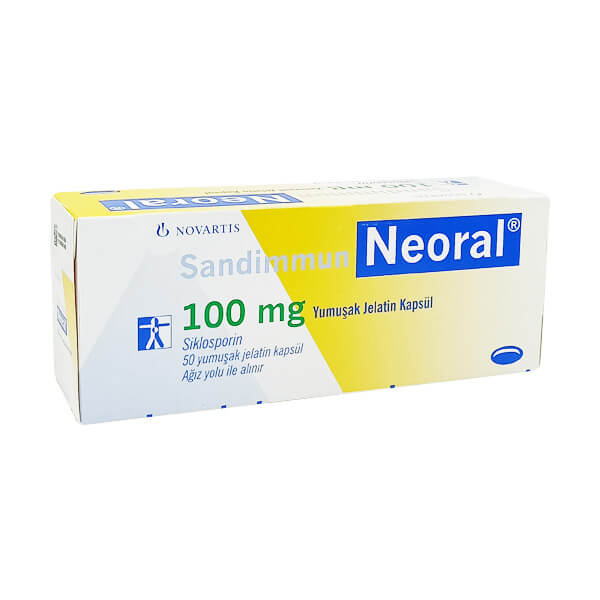 Neoral Ciclosporin 100mg Novatis (H/50v) Date 01/2026