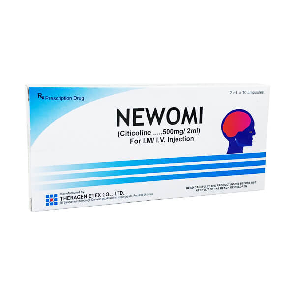 Newomi citicoline 500mg/2ml Hàn Quốc (H/10o/2ml)