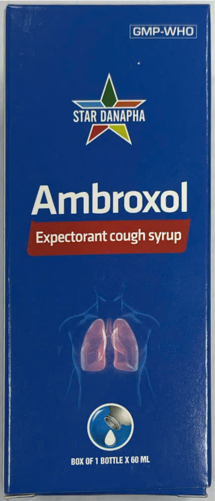 Ambroxol 15mg/5ml siro Đà Nẵng (Lọ/60ml)