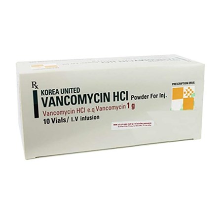 Vancomycin HCL 1g Hàn Quốc (H/10lọ)