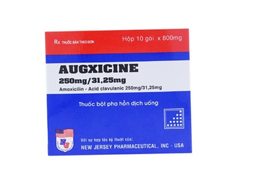 Augxicine 250mg/31.25mg Vidipha (H/10gói)