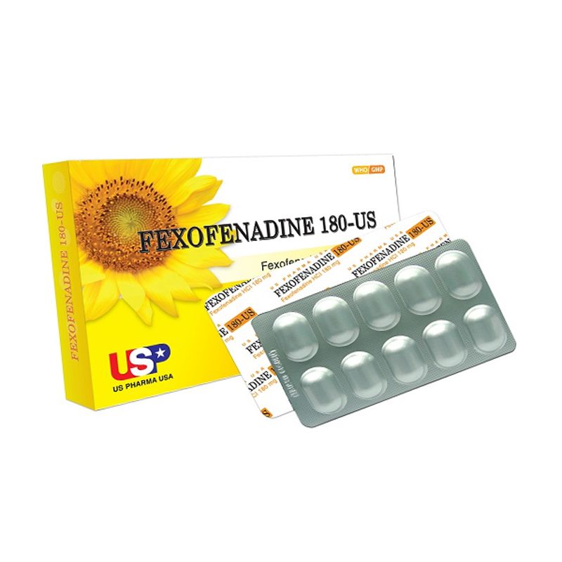Fexofenadine 180 US USP (H/10v)