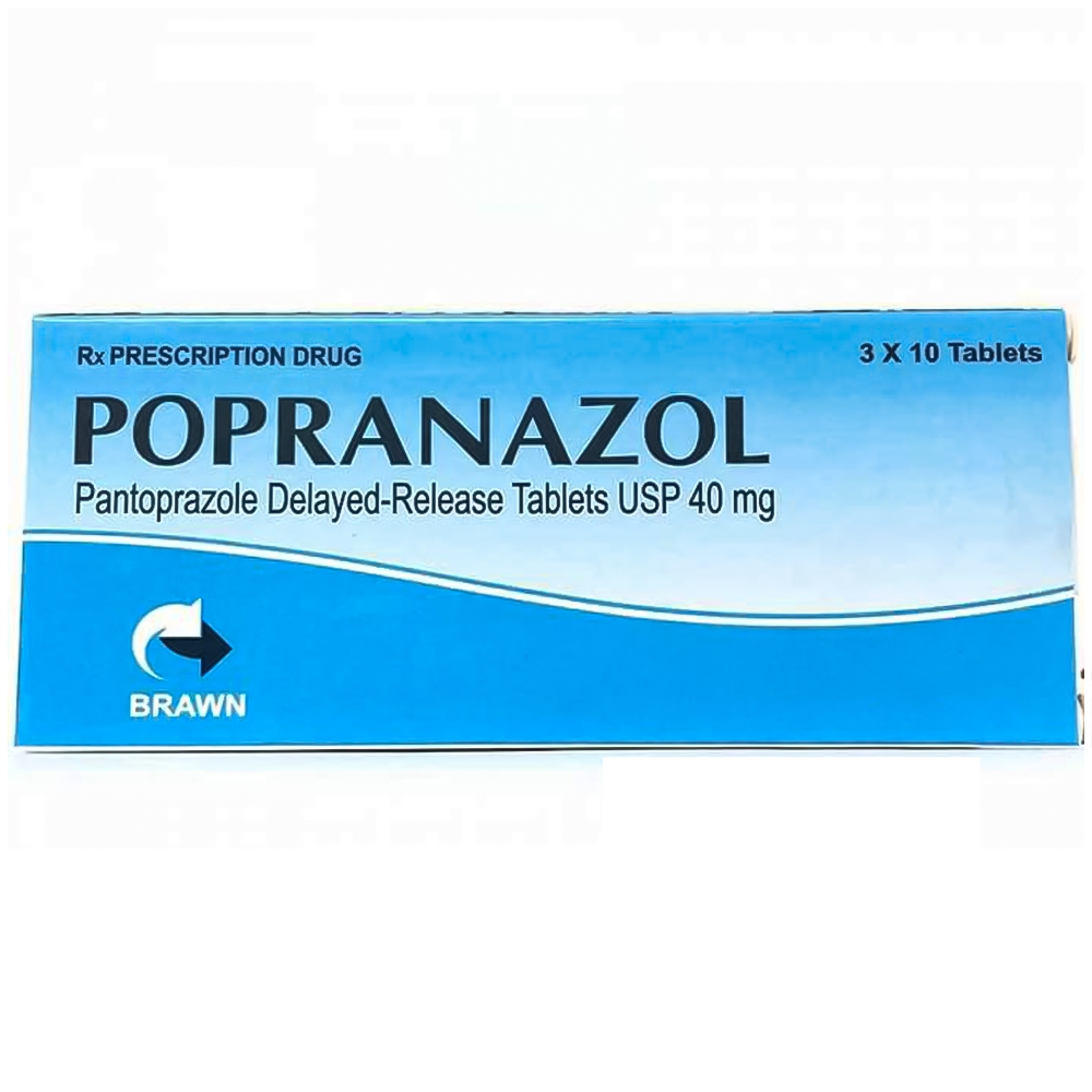 Popranazol pantoprazol 40mg Ấn Độ (H/30v)