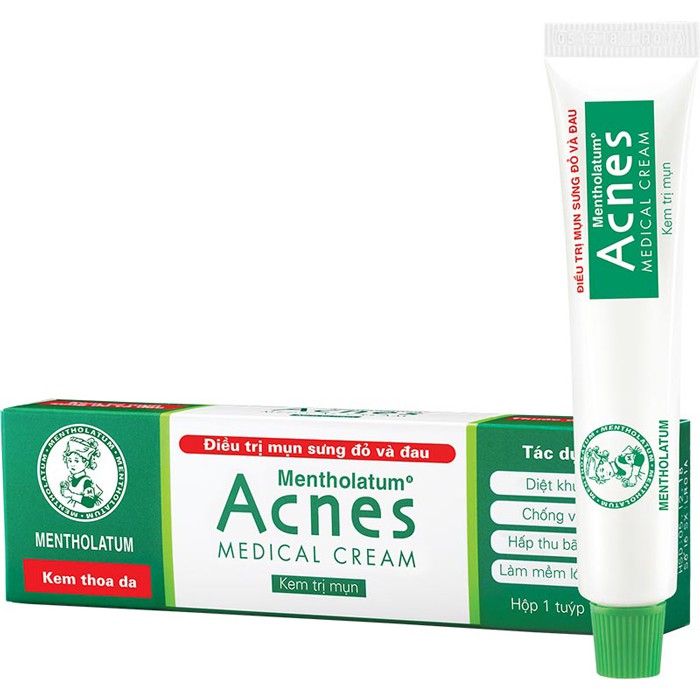 Acnes  Medical Cream Trị Mụn Xanh Rohto (Tuýp/18g)