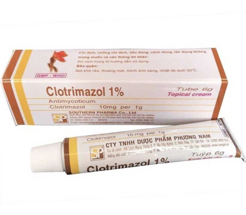 Clotrimazole 1% Clotrimazol 10mg Kem Bôi Southern Pharma (Tuýp/6g)