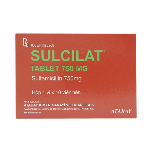 Sulcilat Sultamicillin Tablet 750Mg Thổ Nhĩ Kì (H/10v)