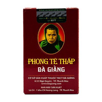  Phong Tê Thấp Bà Giằng (Lọ/250v) Date 11/2027