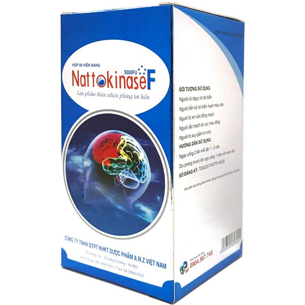 Nattokinase F 5000FU DP ANZ Việt Nam (H/50v)