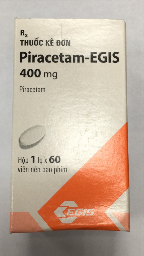 Piracetam Egis 400mg Egis (Lọ/60v)