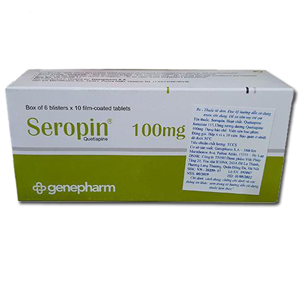 Seropin 100mg Genepharm Hy Lạp (H/60v)