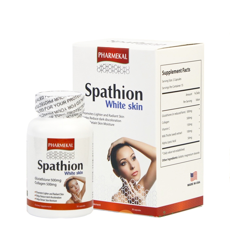 Spathion White Skin Viên Uống Trắng Da Pharmekal (Lọ/30v)