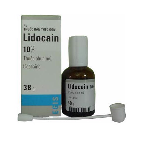 Lidocain 10% xịt tê Egis (Lọ/38g) 