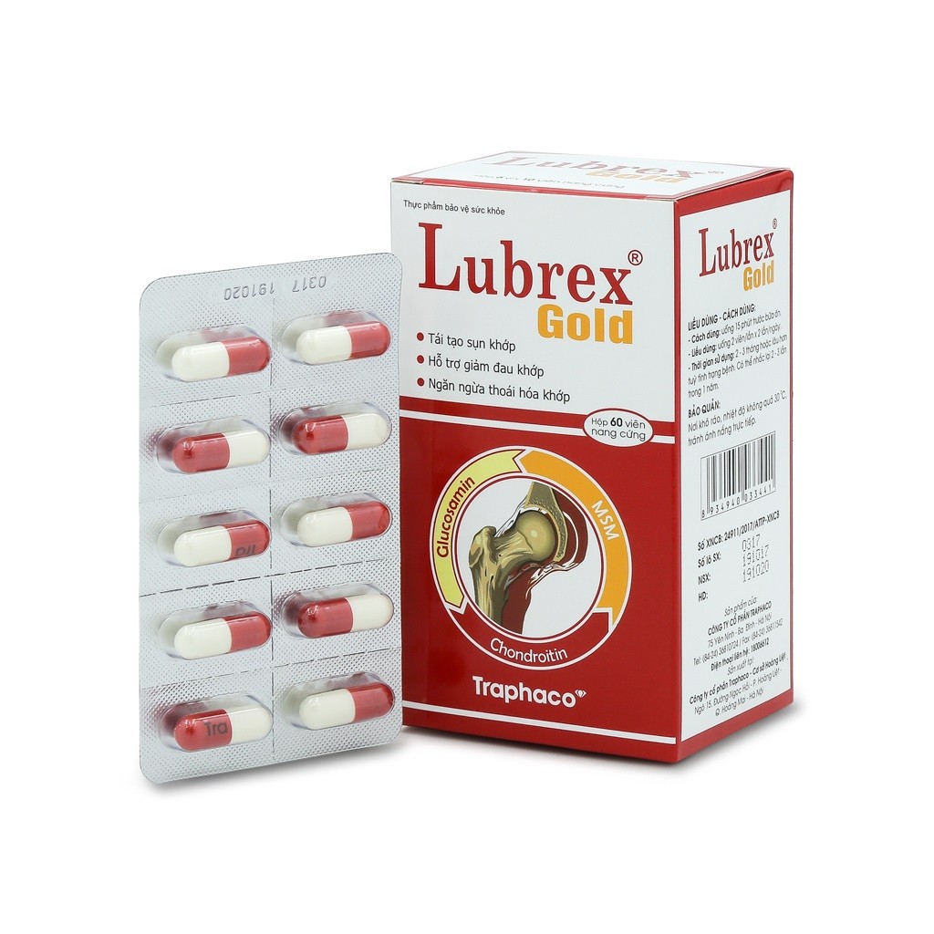 Lubrex Gold Glucosamin 1000 mg Traphaco (H/60v)