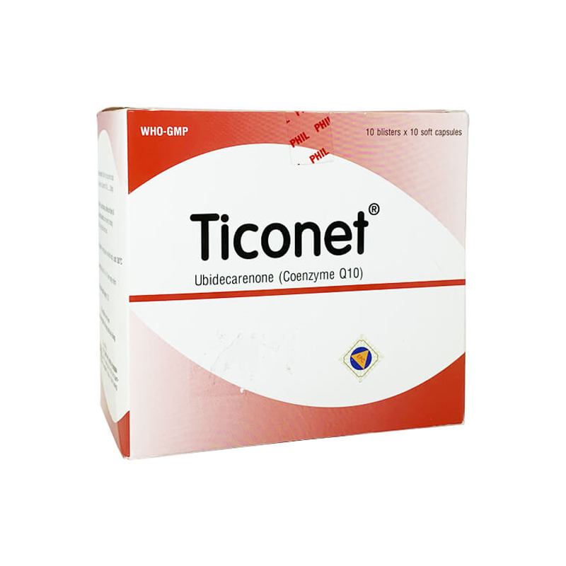 Ticonet Ubidecarenone Coenzyme Q10 30mg Phil Inter (H/100v)
