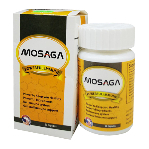 Mosaga Powerful Immune Tăng Cường Miễn Dịch Mỹ (Lọ/60v)